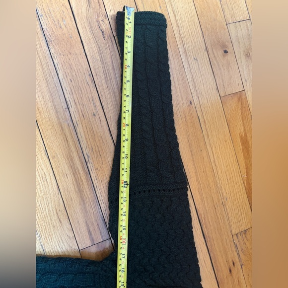 Carraig Donn Ireland Dark Green Pure New Wool Knit Buttoned Cardigan Sweater Top - Picture 6 of 9